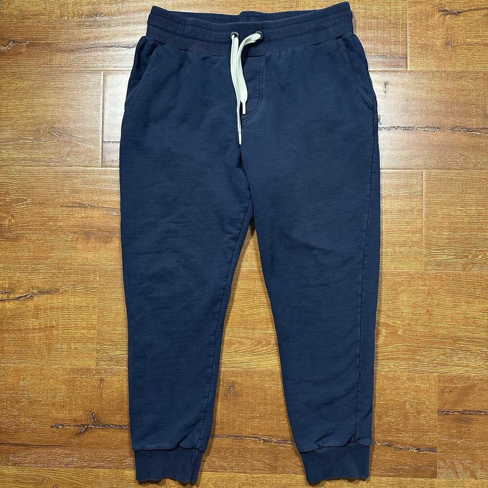 Folk Jogger Sweatpants Womens 4 XL 30x26 Blue Sweats Comfort Lounge Organic